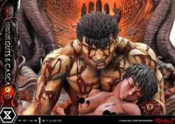 Berserk Estatua Legacy Art Kentaro Miura 1/4 Guts & Casca 72 cm