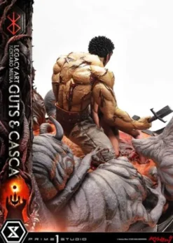 Berserk Estatua Legacy Art Kentaro Miura 1/4 Guts & Casca 72 cm