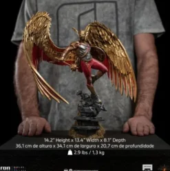 Black Adam Estatua Art Scale 1/10 Hawkman 36 cm