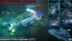 Blade Runner 2049 vehículo Deckard’s Police Spinner 10 cm