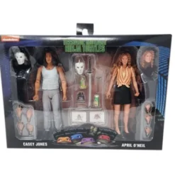 Blister 2 figuras April Oneil + Casey Jones Tortugas Ninja 18cm