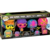 Blister 4 figuras POP Marvel Black Panther Wakanda Forever Exclusive