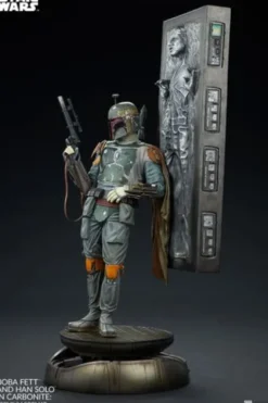 Boba Fett and Han Solo in Carbonite Premium Format Star Wars