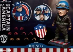 Capitán América: El primer vengador Figura Egg Attack Action Captain America DX Version 17 cm