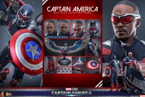 Captain America Brave A New World Figura Movie Masterpiece 1/6 Captain America