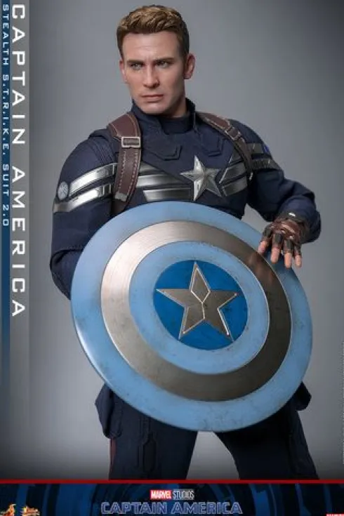 Captain America: The Winter Soldier Figura 1/6 Movie Masterpiece Captain America (Stealth S.T.R.I.K.E. Suit) 2.0