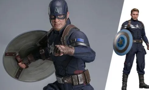 Captain America: The Winter Soldier Figura 1/6 Movie Masterpiece Captain America (Stealth S.T.R.I.K.E. Suit) 2.0