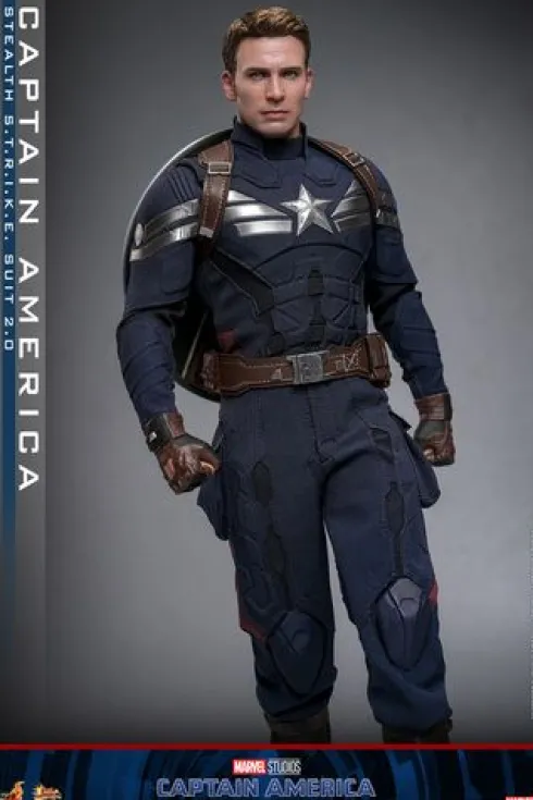 Captain America: The Winter Soldier Figura 1/6 Movie Masterpiece Captain America (Stealth S.T.R.I.K.E. Suit) 2.0