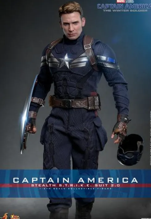 Captain America: The Winter Soldier Figura 1/6 Movie Masterpiece Captain America (Stealth S.T.R.I.K.E. Suit) 2.0