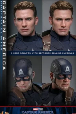 Captain America: The Winter Soldier Figura 1/6 Movie Masterpiece Captain America (Stealth S.T.R.I.K.E. Suit) 2.0