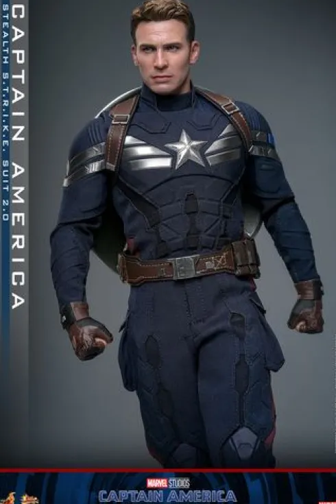 Captain America: The Winter Soldier Figura 1/6 Movie Masterpiece Captain America (Stealth S.T.R.I.K.E. Suit) 2.0