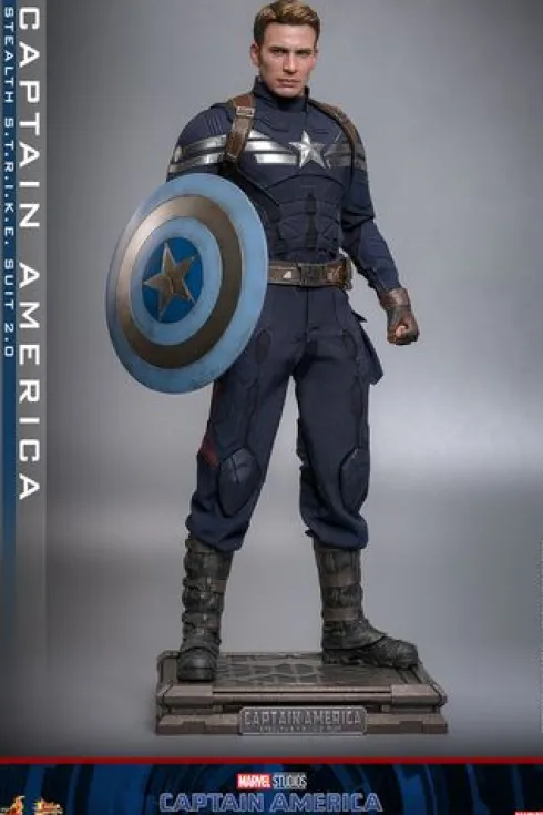 Captain America: The Winter Soldier Figura 1/6 Movie Masterpiece Captain America (Stealth S.T.R.I.K.E. Suit) 2.0
