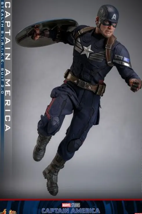 Captain America: The Winter Soldier Figura 1/6 Movie Masterpiece Captain America (Stealth S.T.R.I.K.E. Suit) 2.0