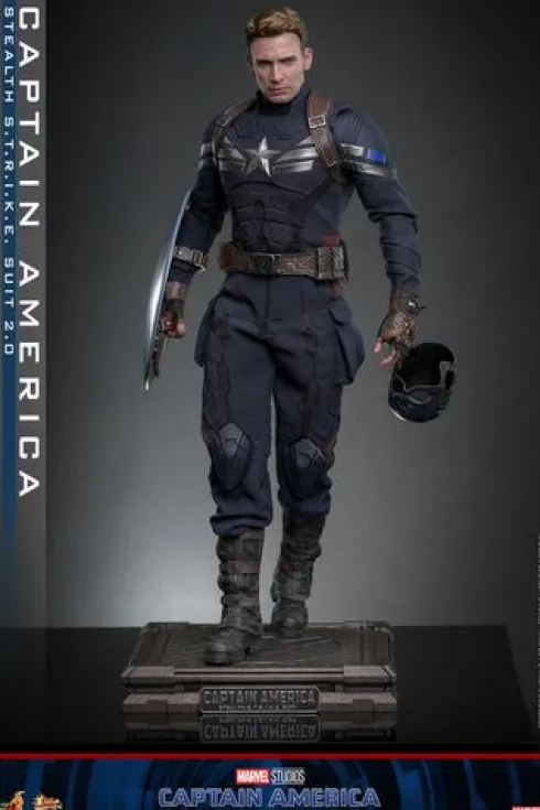 Captain America: The Winter Soldier Figura 1/6 Movie Masterpiece Captain America (Stealth S.T.R.I.K.E. Suit) 2.0