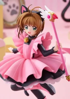 Cardcaptor Sakura Estatua PVC Pop Up Parade Sakura Kinomoto: Black Cat Costume Ver. L Size 22 cm