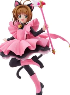 Cardcaptor Sakura Estatua PVC Pop Up Parade Sakura Kinomoto: Black Cat Costume Ver. L Size 22 cm