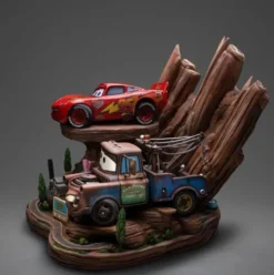 Cars Estatua 1/10 Deluxe Art Scale Lightning Mcqueen & Mate 31 cm