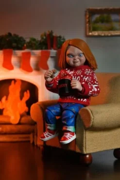 Chucky el muñeco diabólico Figura Ultimate Chucky (Holiday Edition) 18 cm