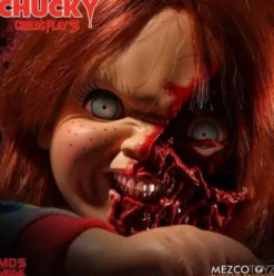 Chucky el muñeco diabólico 3 Muñeca Parlante Designer Series Pizza Face Chucky 38 cm