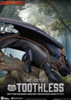 Cómo Entrenar A Tu Dragón 2 Estatua Master Craft Toothless 38 cm
