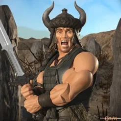 Conan el Bárbaro Figura Ultimates Conan (Battle of the Mounds) 18 cm