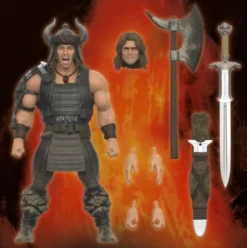 Conan el Bárbaro Figura Ultimates Conan (Battle of the Mounds) 18 cm