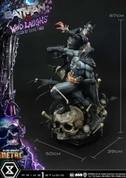 Dark Nights: Metal Estatua Ultimate Premium Masterline Series 1/4 Batman VS Batman Who Laughs 67 cm