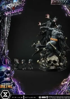 Dark Nights: Metal Estatua Ultimate Premium Masterline Series 1/4 Batman VS Batman Who Laughs Deluxe Bonus Version 67 cm