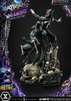 Dark Nights: Metal Estatua Ultimate Premium Masterline Series 1/4 Batman VS Batman Who Laughs Deluxe Bonus Version 67 cm