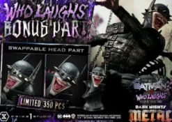 Dark Nights: Metal Estatua Ultimate Premium Masterline Series 1/4 Batman VS Batman Who Laughs Deluxe Bonus Version 67 cm