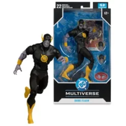 DC Comics DC Multiverse Figura Dark Flash (Dark Mulitverse) (Red Platinum Edition) 18 cm