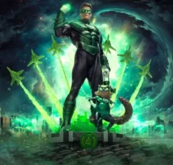DC Comics Estatua Art Scale Deluxe 1/10 Green Lantern Unleashed 24 cm