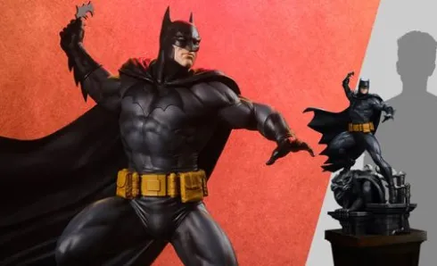 DC Comics Estatua 1/4 Batman (Black and Gray Edition)