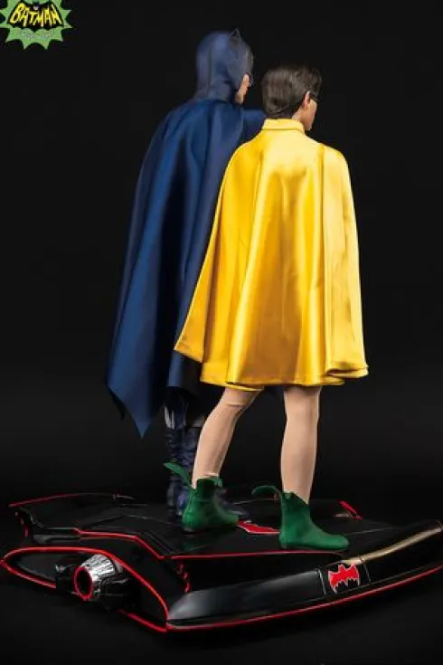 DC Comics Estatua 1/4 Diorama Batman & Robin 1966 52 cm