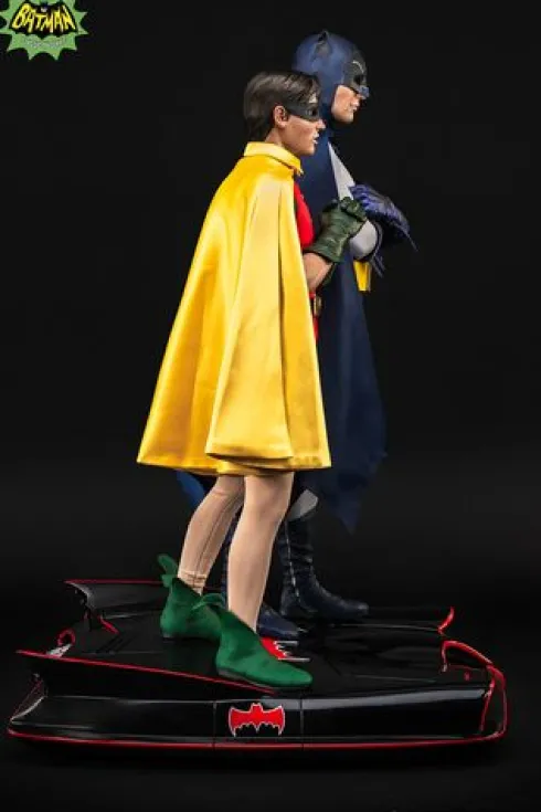 DC Comics Estatua 1/4 Diorama Batman & Robin 1966 52 cm