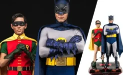 DC Comics Estatua 1/4 Diorama Batman & Robin 1966 52 cm