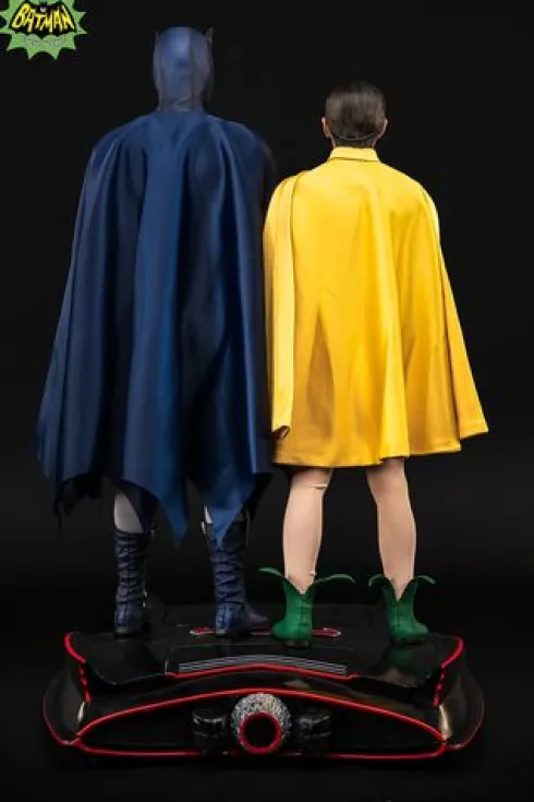 DC Comics Estatua 1/4 Diorama Batman & Robin 1966 52 cm