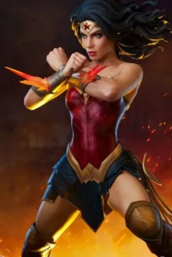 DC Comics Estatua Premium Format Wonder Woman: Saving the Day 50 cm