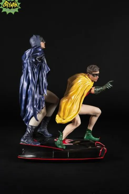 DC Comics Estatua PVC 1/8 Diorama Batman & Robin 1966 23 cm