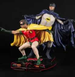 DC Comics Estatua PVC 1/8 Diorama Batman & Robin 1966 23 cm