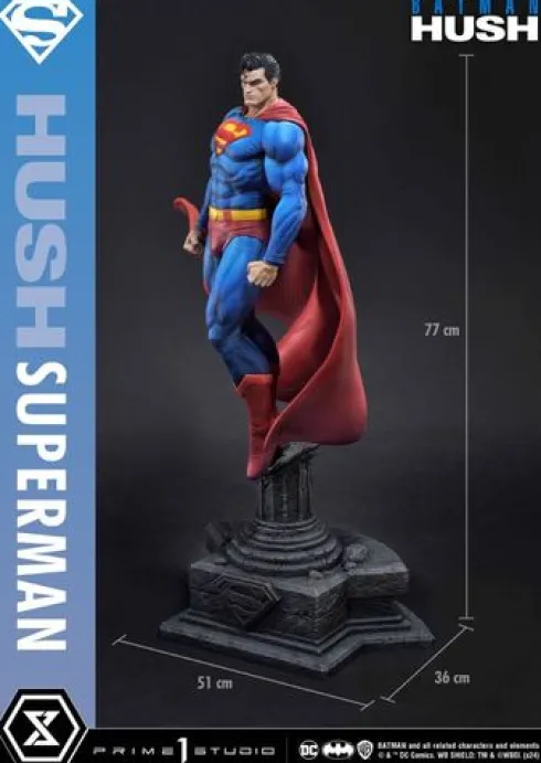 DC Comics Estatua Ultimate Premium Masterline Series 1/4 Batman: Hush (Comic) Superman Bonus Version 77 cm