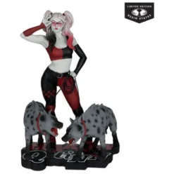 DC Direct Estatua 1/10 Harley Quinn: Red, White & Black Harley Quinn by Jenny Frison 19 cm