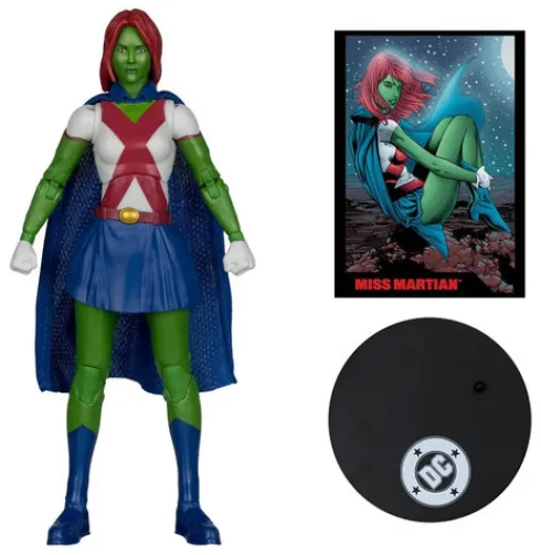 DC Direct Page Punchers Figura Miss Martian (Teen Titans #41) (Red Platinum Edition) 17 cm