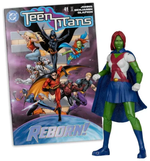 DC Direct Page Punchers Figura Miss Martian (Teen Titans #41) (Red Platinum Edition) 17 cm