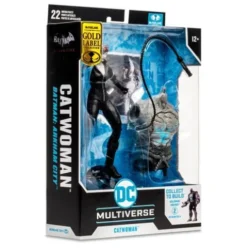 DC Gaming Figura Build A Catwoman Gold Label (Batman: Arkham City) 18 cm