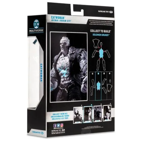 DC Gaming Figura Build A Catwoman Gold Label (Batman: Arkham City) 18 cm