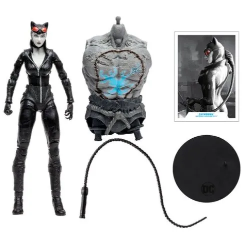 DC Gaming Figura Build A Catwoman Gold Label (Batman: Arkham City) 18 cm