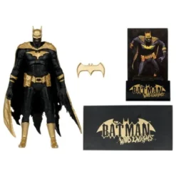 DC Multiverse Figura Batman of Earth-22 Infected (Dark Metal) Knightmare Edition (Gold Label)18 cm