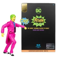 DC Multiverse Figura BM66 The Joker (Black Light) (Gold Label) 18 cm