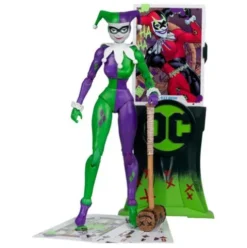 DC Multiverse Figura Harley Quinn (DC Classic) Jokerized (Gold Label) 18 cm